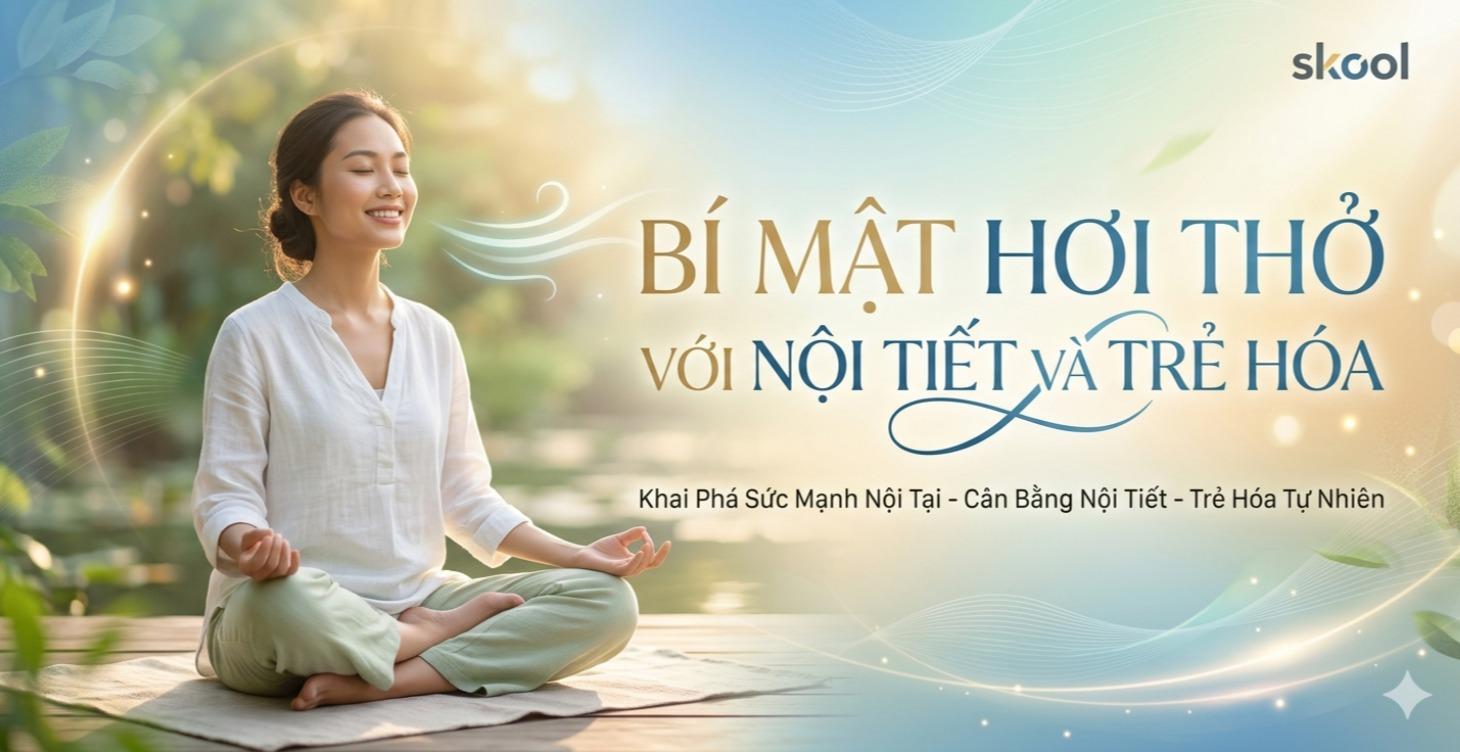 Bí Mật trẻ hóa Nội tiết bằng Khí