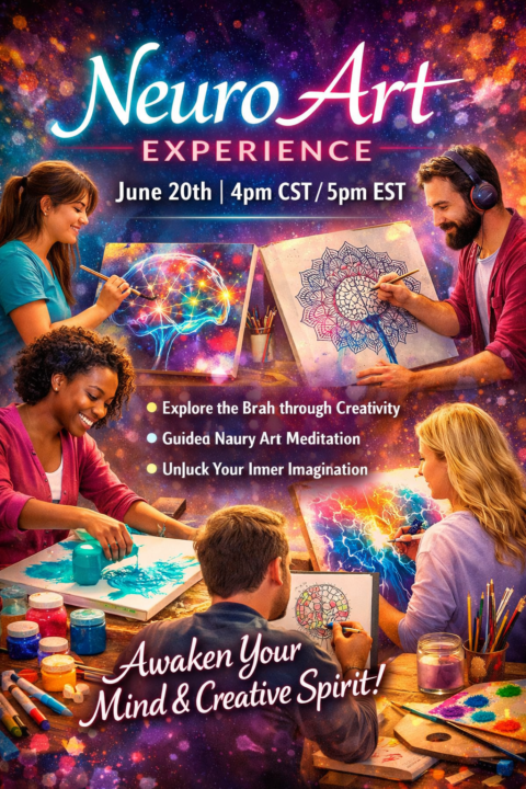 Neuro Art Experience June 20th at 4pm CST/5pm EST