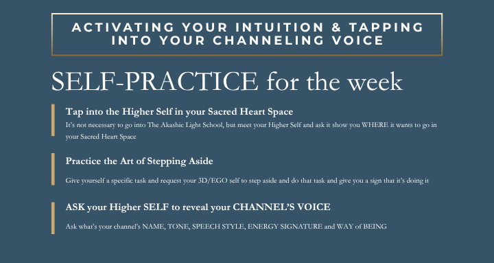 Self-Practice for the Week