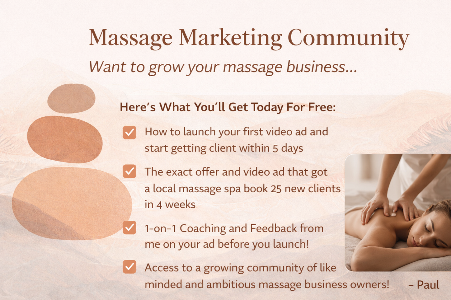 Massage Marketing Community