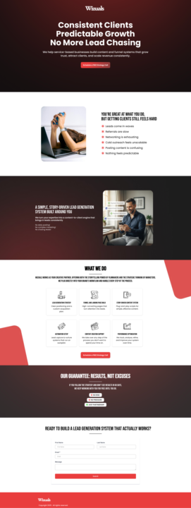 Feedback on offer and my first "funnel" (homepage)