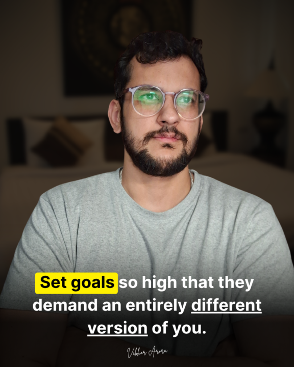 Set Goals So High...