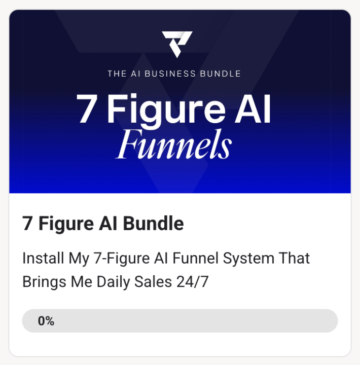 🔵 7 Figure AI Funnels Bundle Launching Today!