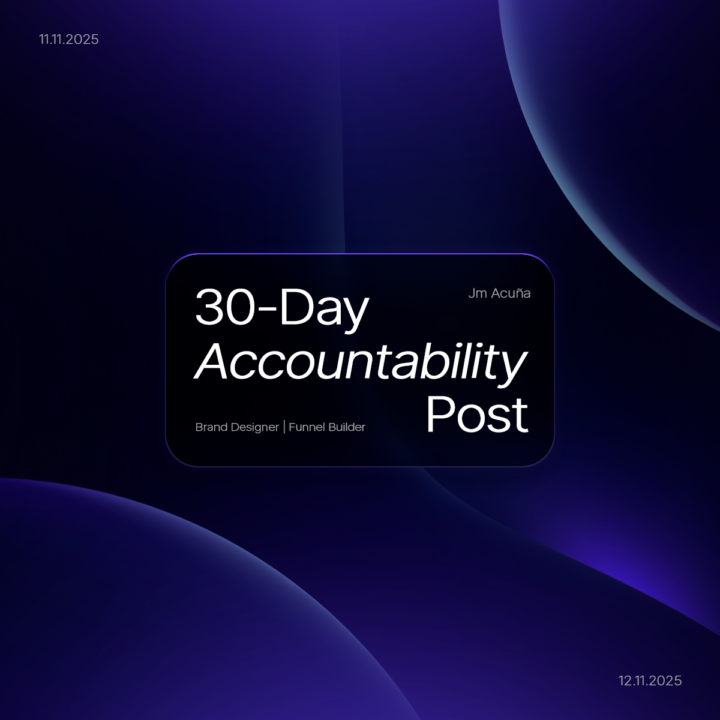 30-Day Accountability Post