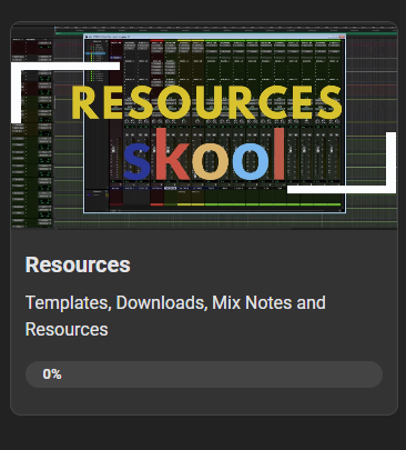 Just Uploaded a Ton of Resources