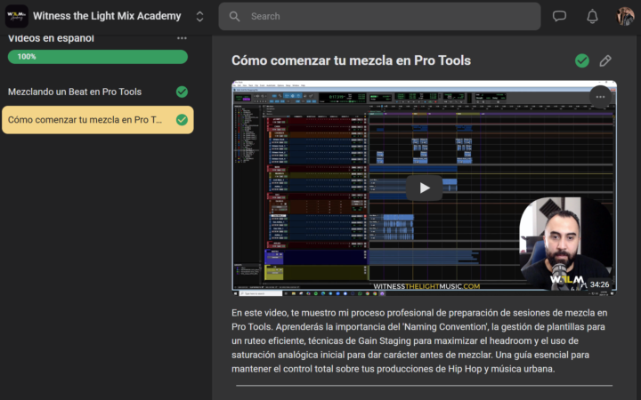 🚀 Nueva Masterclass: El Arte de la Preparación en Pro Tools