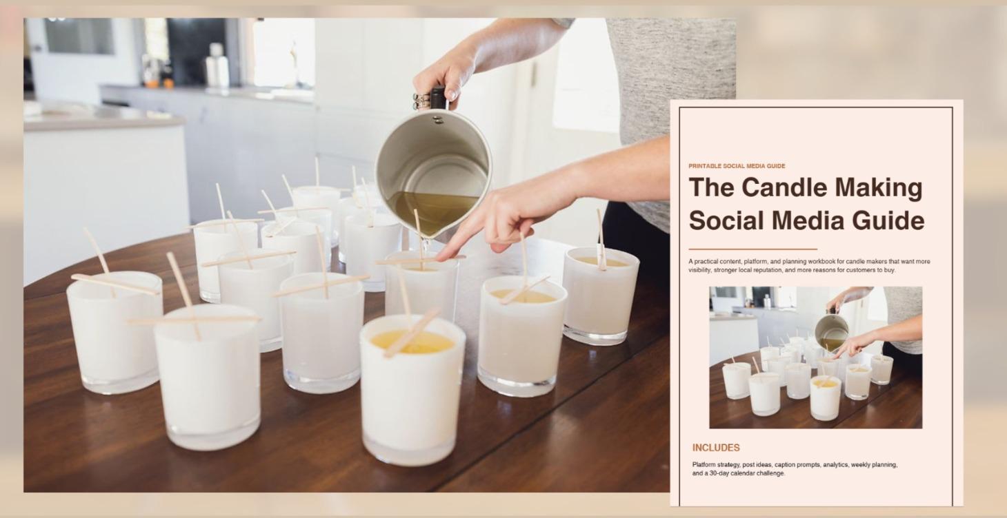 Candle Making Social Media Guide