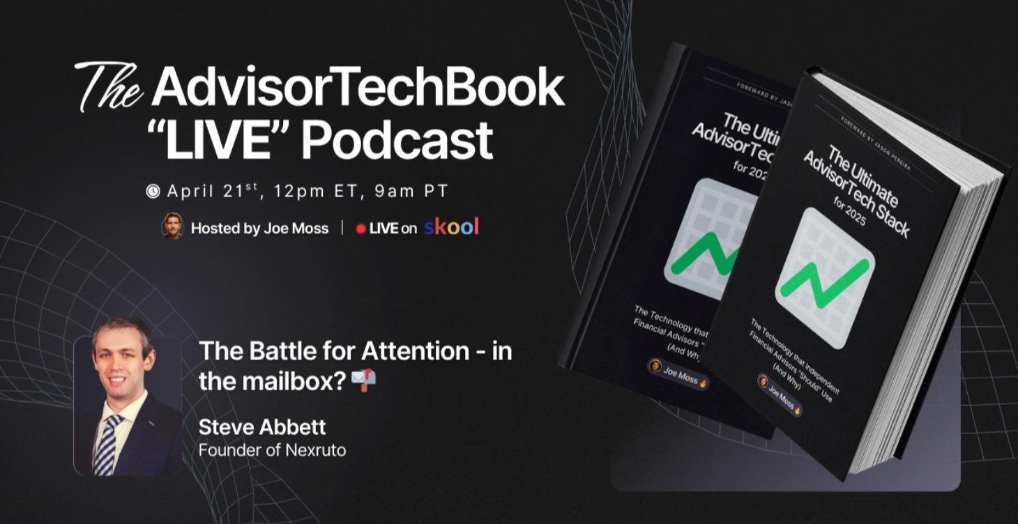 🎙️ The AdvisorTechBook LIVE! Podcast