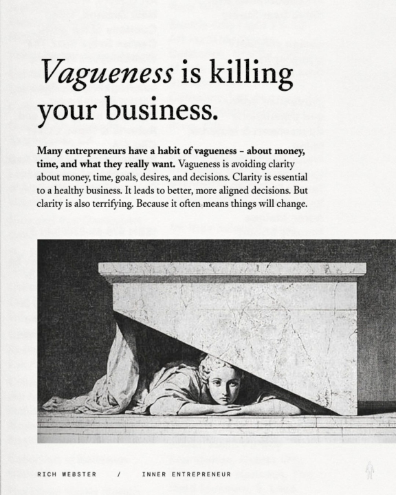 Vagueness is killing your business.