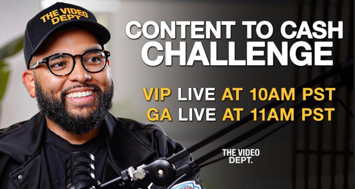 Content To Cash Challenge