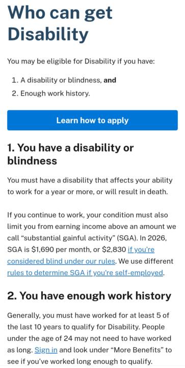 Social Security Disability Benefits