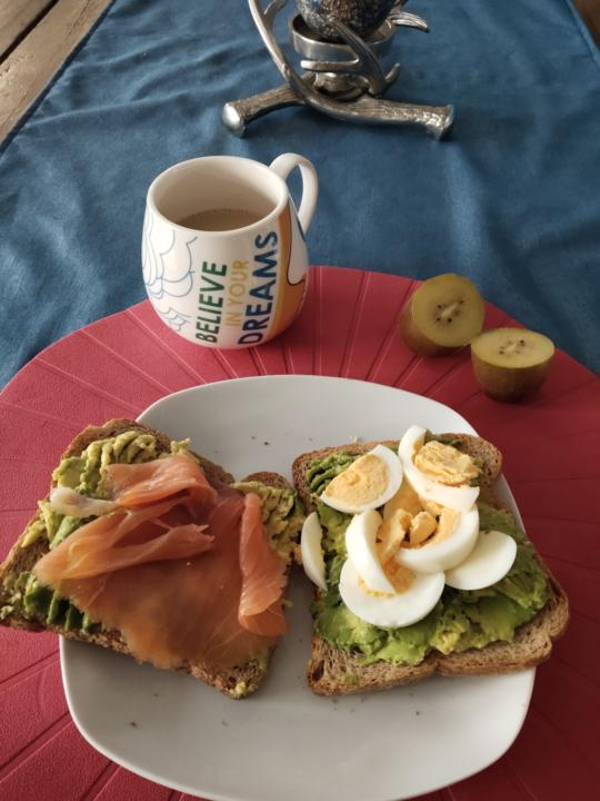 Breakfast after training