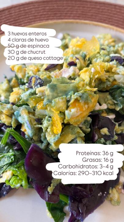 36gr de proteína en el desayuno! 