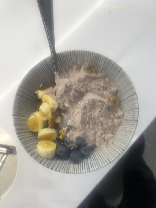 Post workout breakfast.