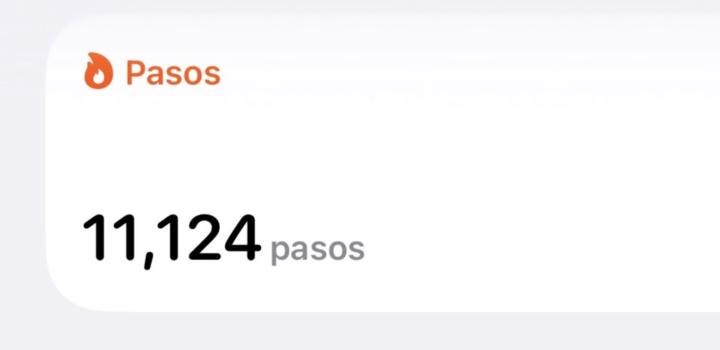 Pasos del día de hoy ✅🏃🏻‍♀️