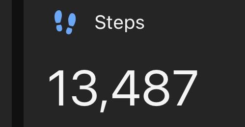 Pasos del día ✅