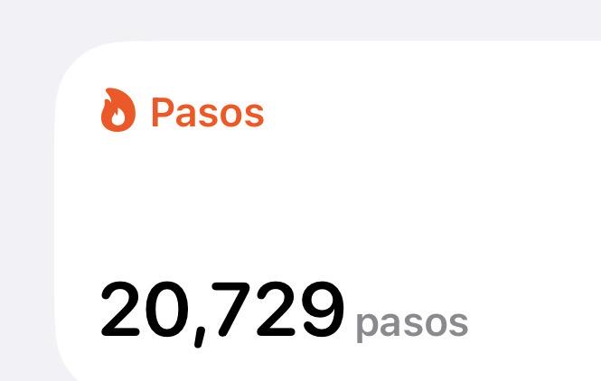 Pasos de hoy