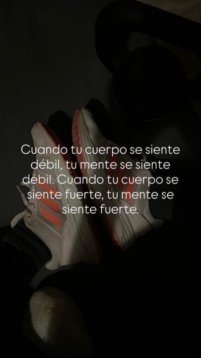 Cuando tu cuerpo… 