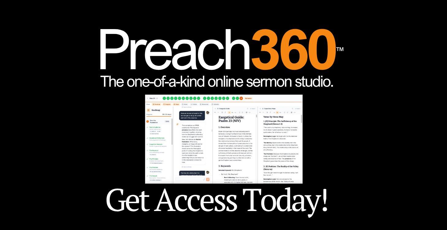 The All-New Preach360 Sermon Studio Web App!