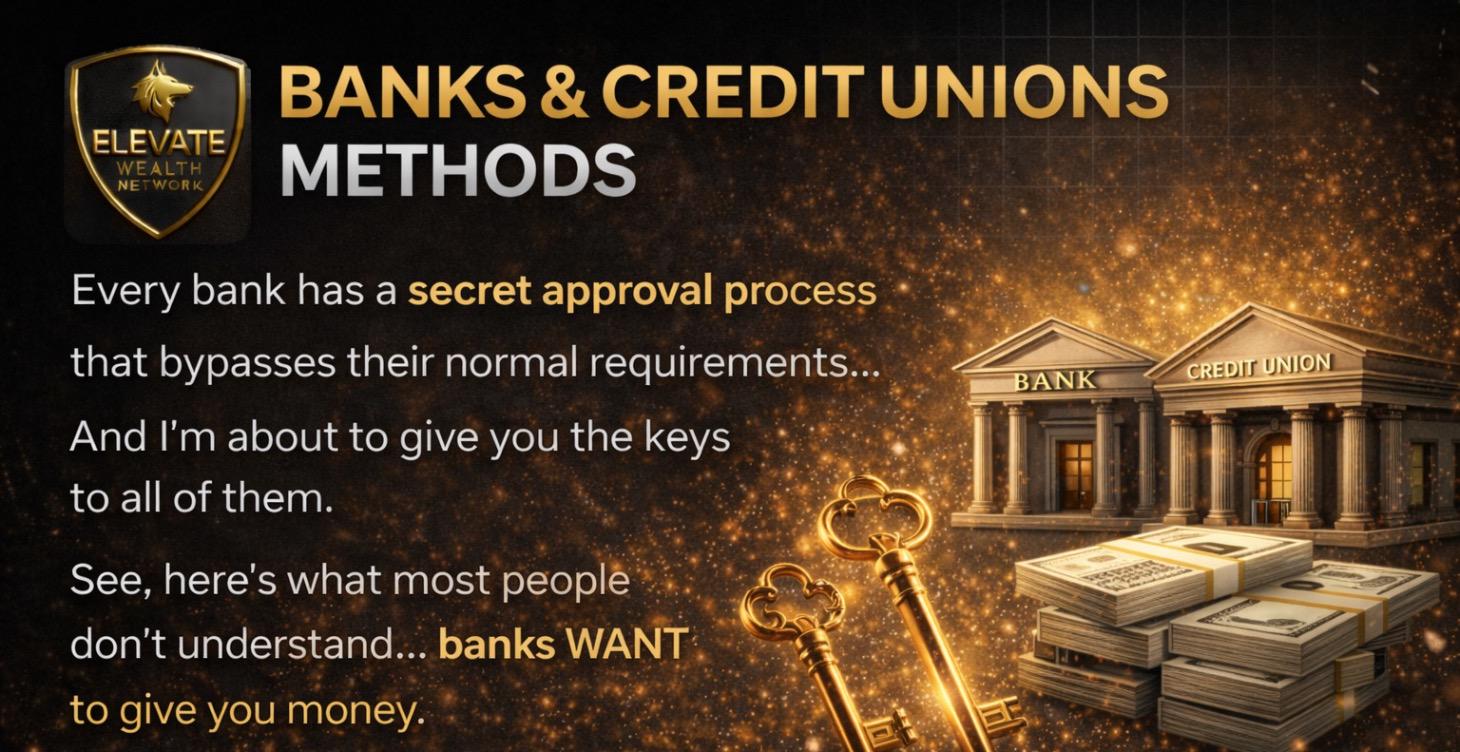 Banks & Credit Union Methods