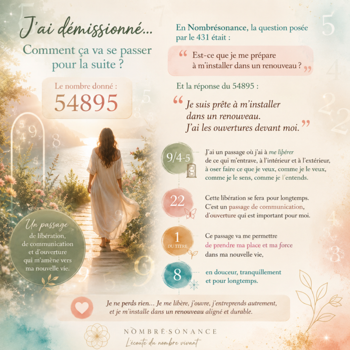 J'ai démissionné de mon activité actuelle...comment va se passer la suite?
