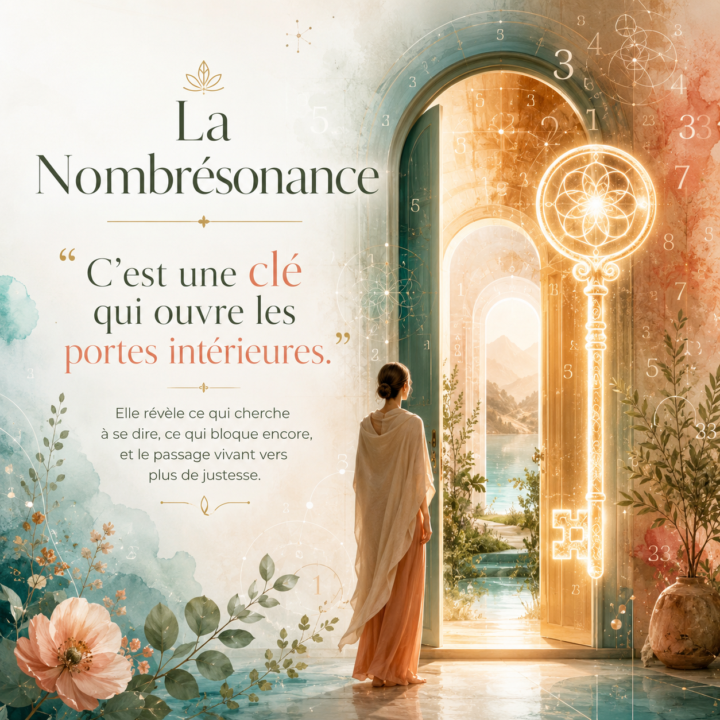 La Nombrésonance, c’est une clé vibratoire qui ouvre les pièces encore fermées de l’être.