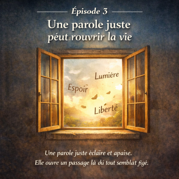 QUAND LES MOTS FERMENT- Épisode 3 : Une parole juste peut ré-ouvrir la vie