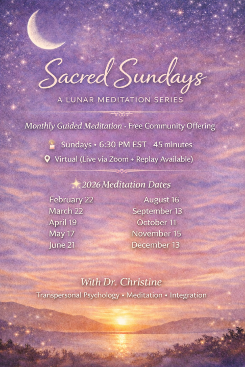 🌙 Sacred Sundays: A Lunar Meditation Series 🌙