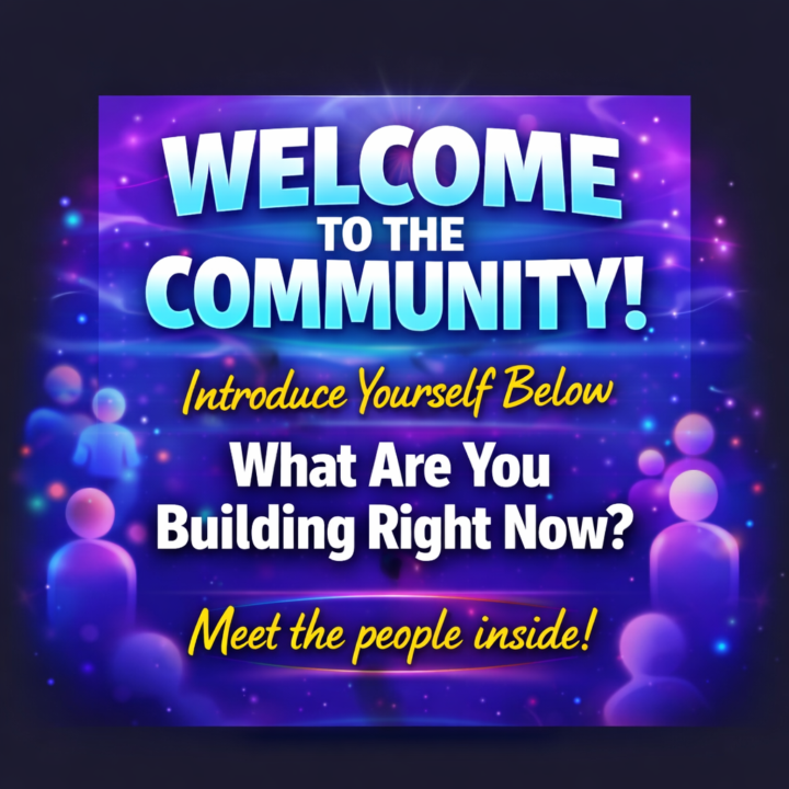 Welcome to the community