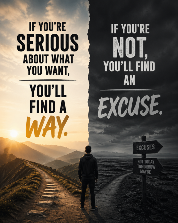 Find a Way or Find an Excuse