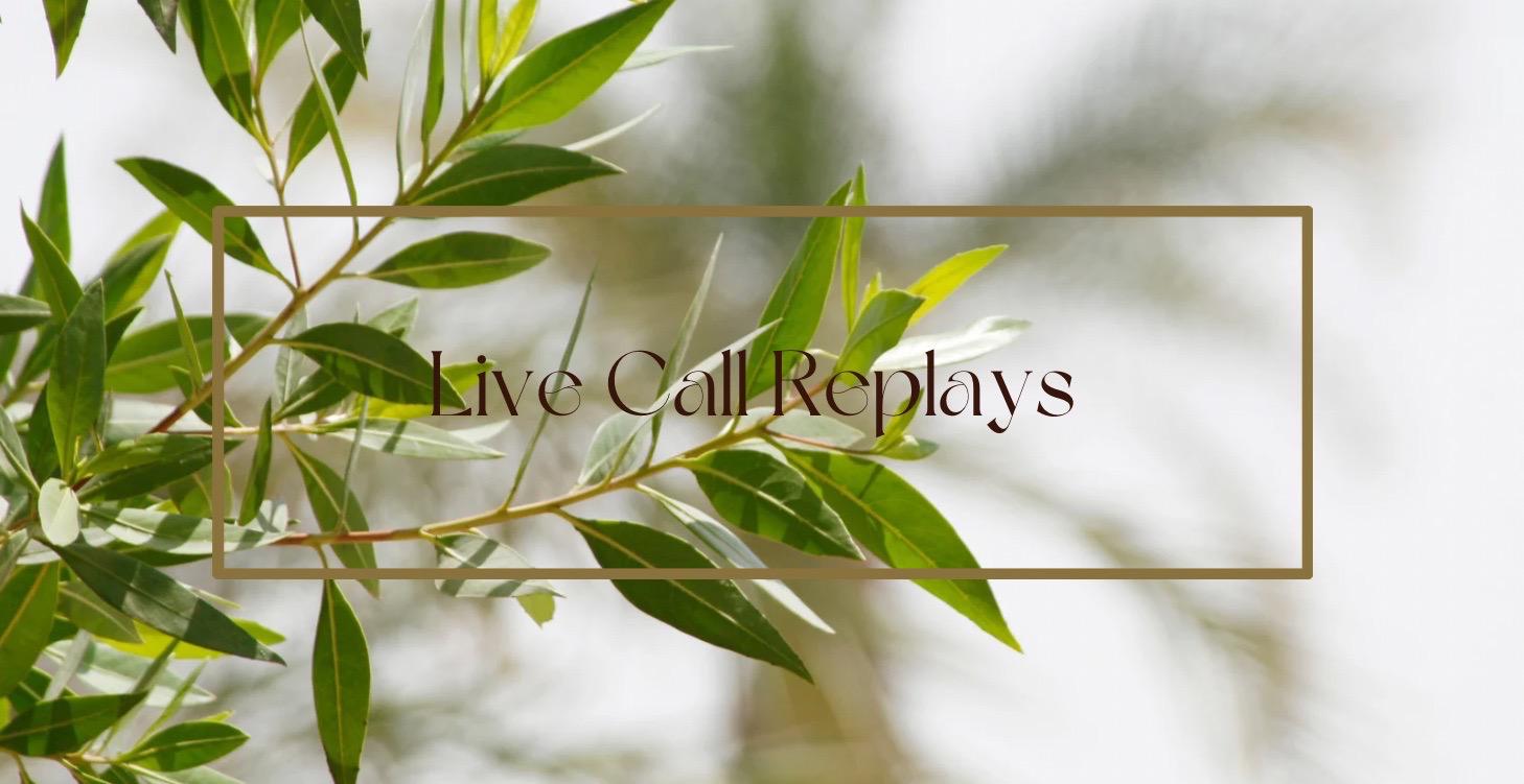 Community Live Calls Replays