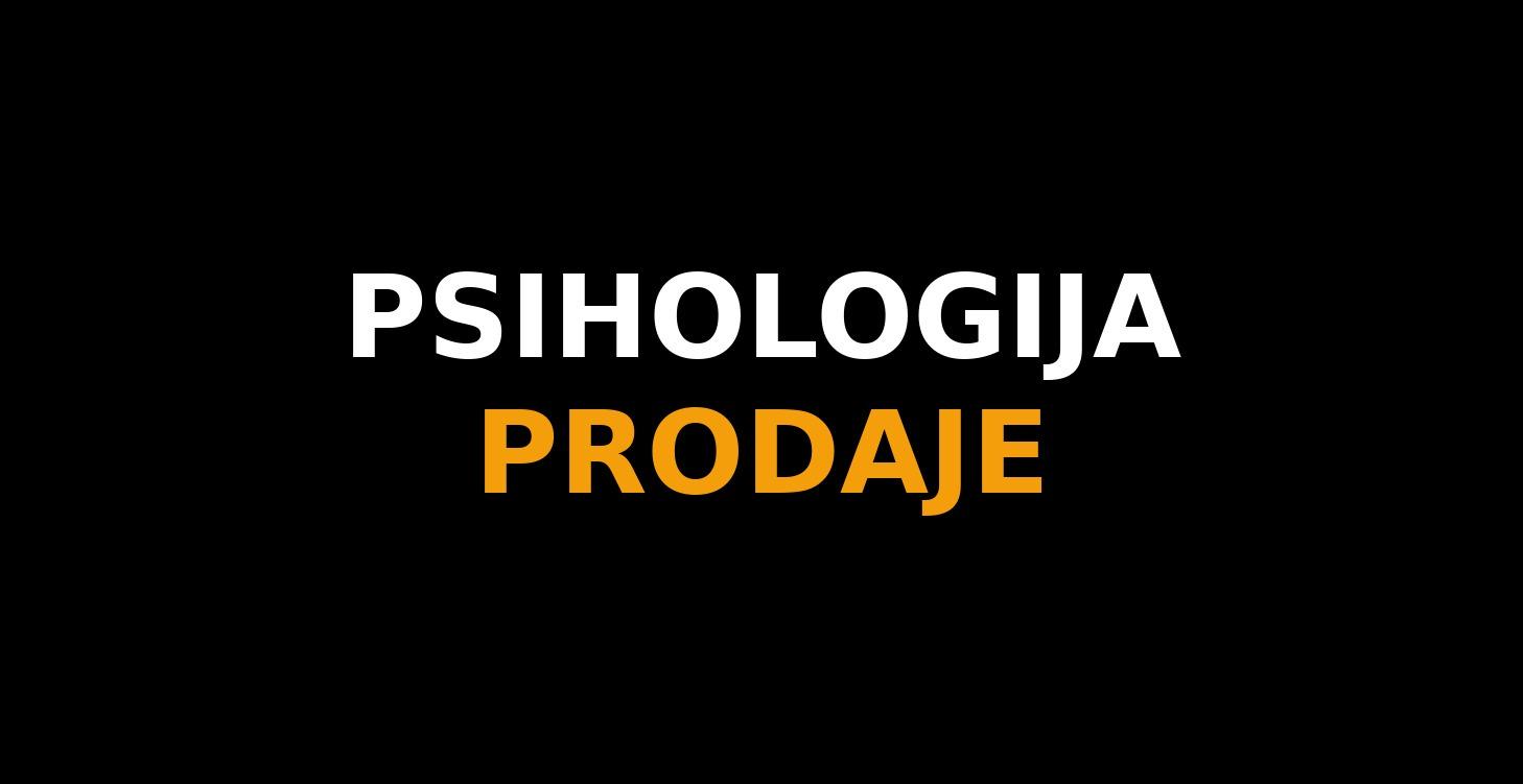 Psihologija Prodaje