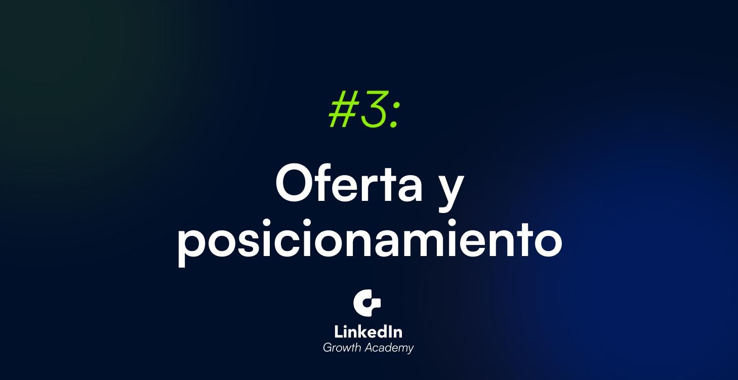 3- Oferta y Posicionamiento