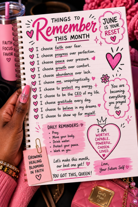 June: Things to remember 💕