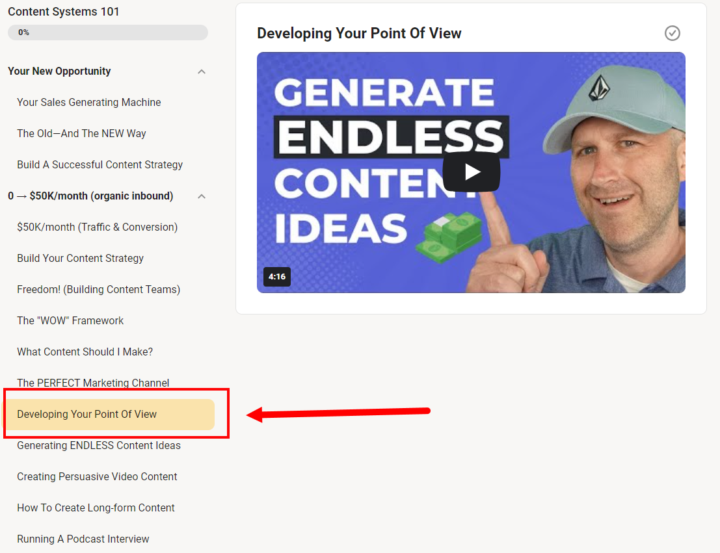 Developing your own point of view...