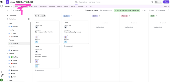 100s of posts/week on autopilot (new release of KEDB)