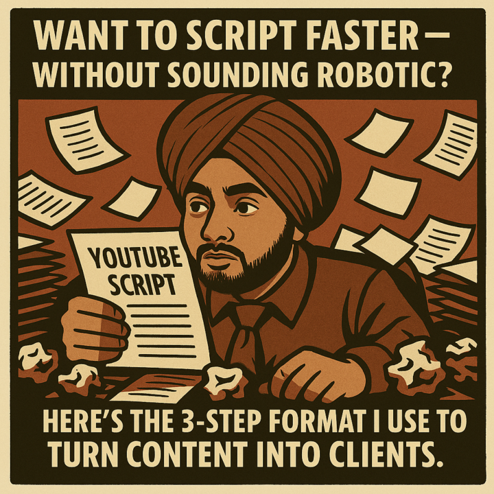 Want to script YouTube videos faster—without sounding robotic?