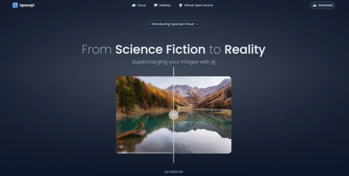 Free Open source app to upscale your images with AI
