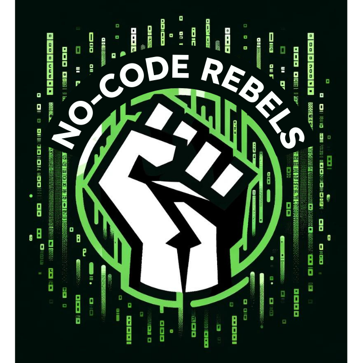 No-code Rebels Community Logo—Feedback Requested 🙏