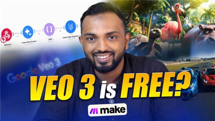 🔥 Create 100+ Videos Using VEO 3 & MAKE (100% FREE)