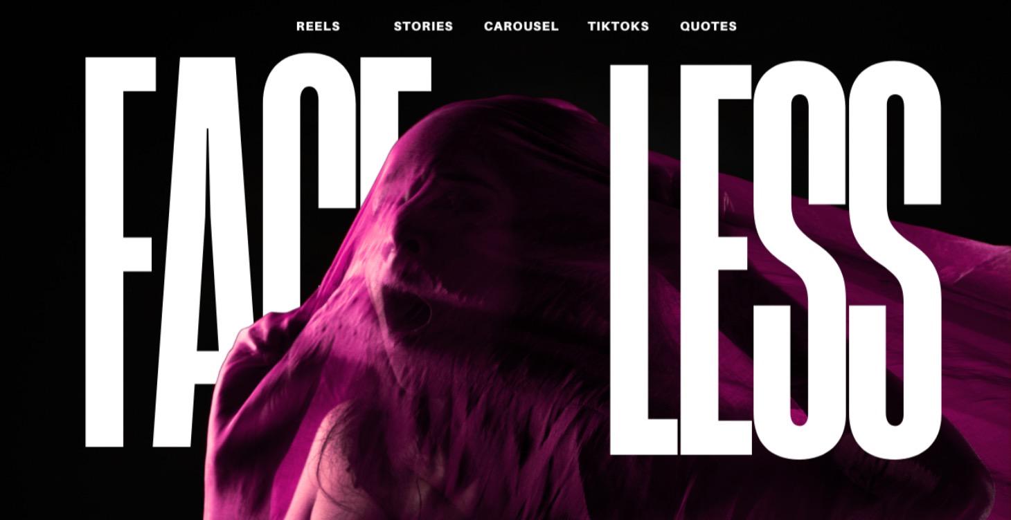 🎭 Faceless Theme Page | 💬 Quote Page