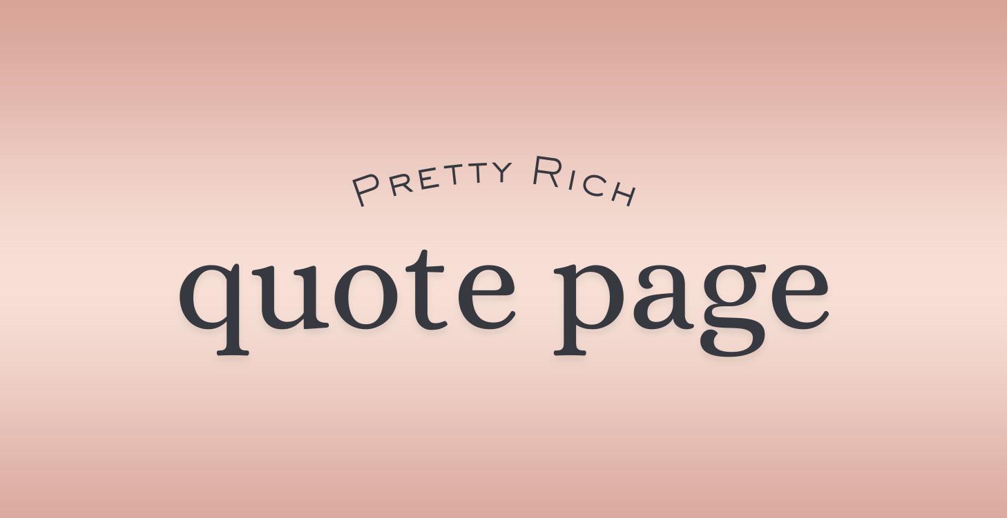 💬 Quote Page