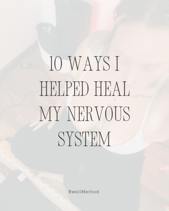 Nervous system healing 