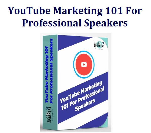 New Course Now Live – YouTube Marketing 101 For Professional Speakers