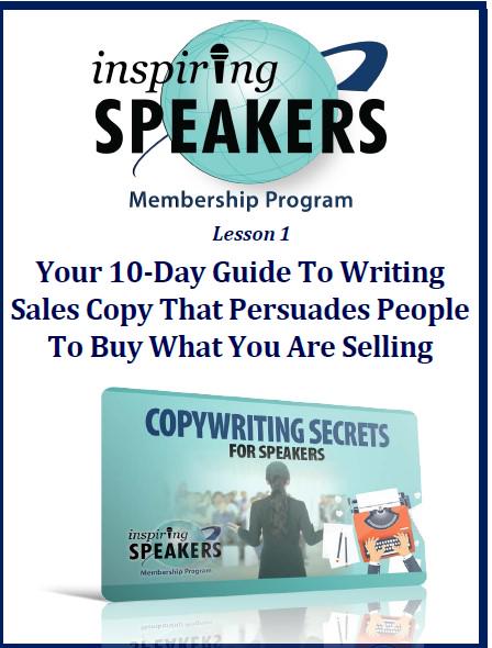 New Course Now Live – Copywriting Secrets for Speakers
