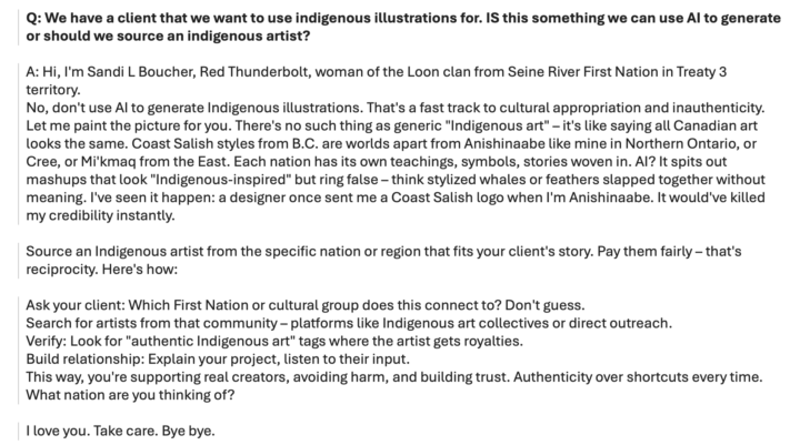 Sandi AI is Batting 1000!!