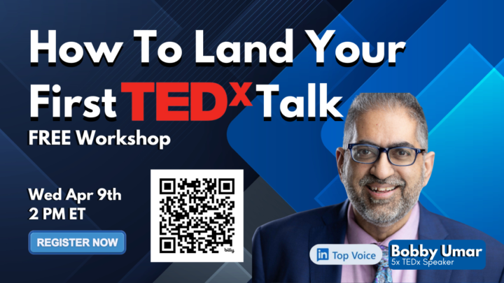 Free webinar on TEDx talks
