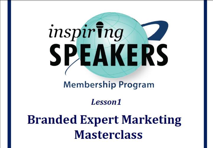 New Course Now Live – Branded Expert Marketing Masterclass