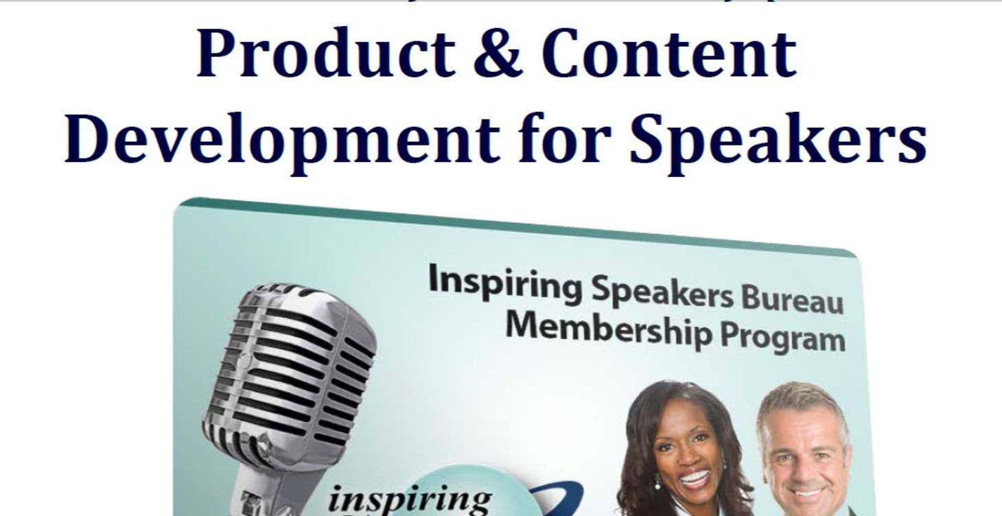Product & Content Development for Speakers