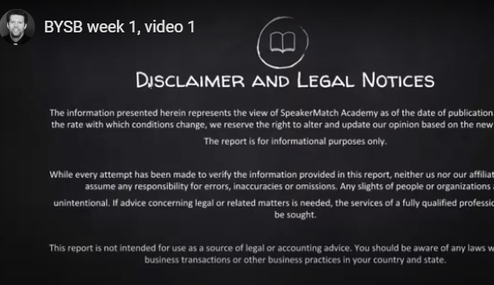Build Your speaking Business- week ,video-1- Done
